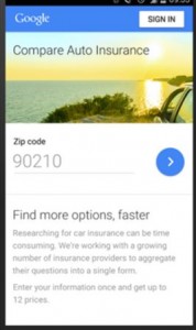 Google Compare, an online auto insurance comparison tool, has launched in California.