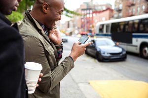 Friends on the move looking for car pooling